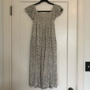 Anthropologie Off the Shoulder Maxi Dress